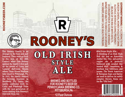 Penn Brewing–Rooney’s Old Irish