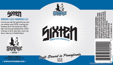Sly Fox Brewing – Sixten in CANS!