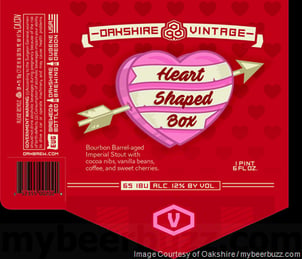 Oakshire Releasing Heart Shaped Box 2018