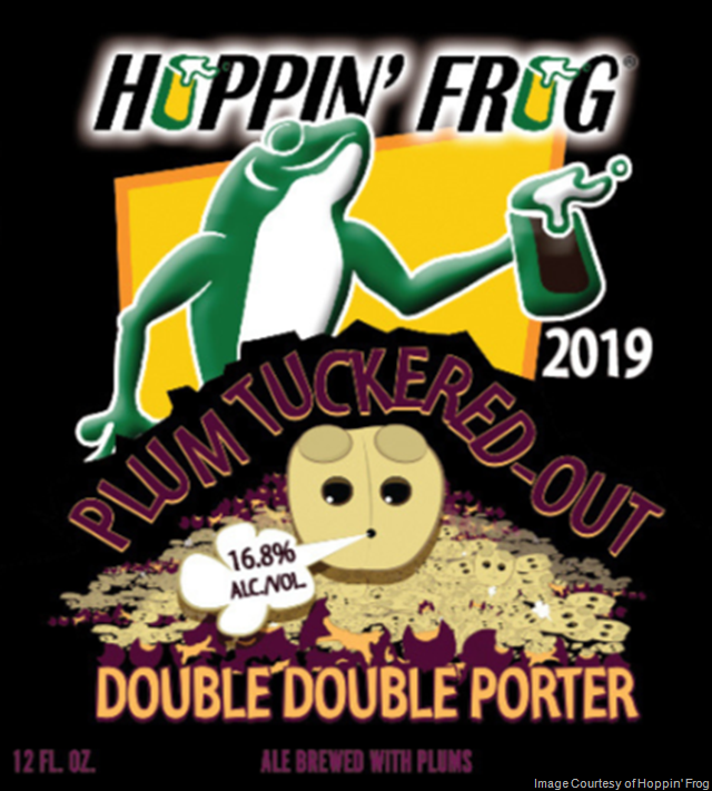 Hoppin’ Frog Releasing Plum Tuckered-Out Double Double Porter 1/17