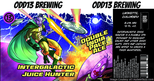 Odd13 Brewing – Intergalactic Juice Hunter DIPA, I-P-Alien, I Love Juicy & Hop Troll: Amarillo