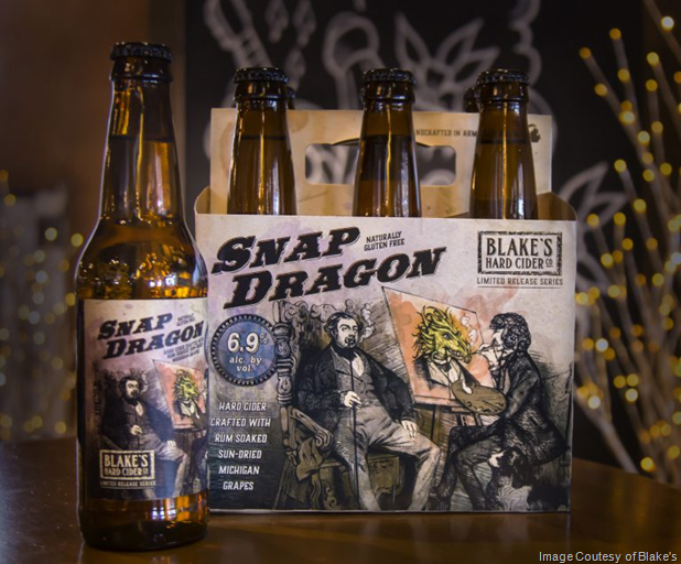 Blake’s Hard Cider Releasing Snap Dragon Rum-Soaked Raisin Cider