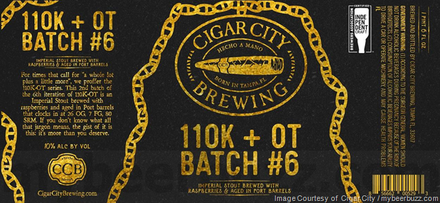 Cigar City – 100K + OT Batch # 6 Bottles