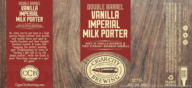 Cigar City – Double Barrel Vanilla Imperial Milk Porter