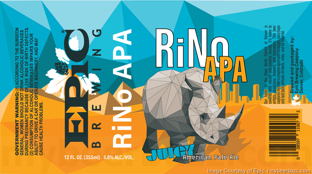 Epic Brewing Adding RiNo Juicy APA Cans