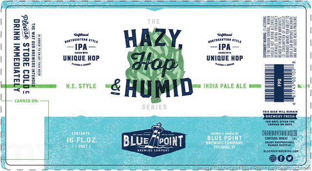 Blue Point Adding The Hazy, Hop & Humid Series 16oz Cans
