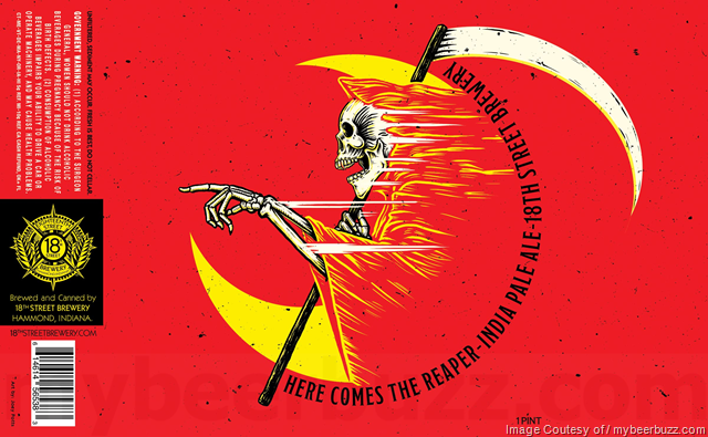 18th Street Brewery – Here Comes The Reaper IPA & Bait And Click 16oz Cans