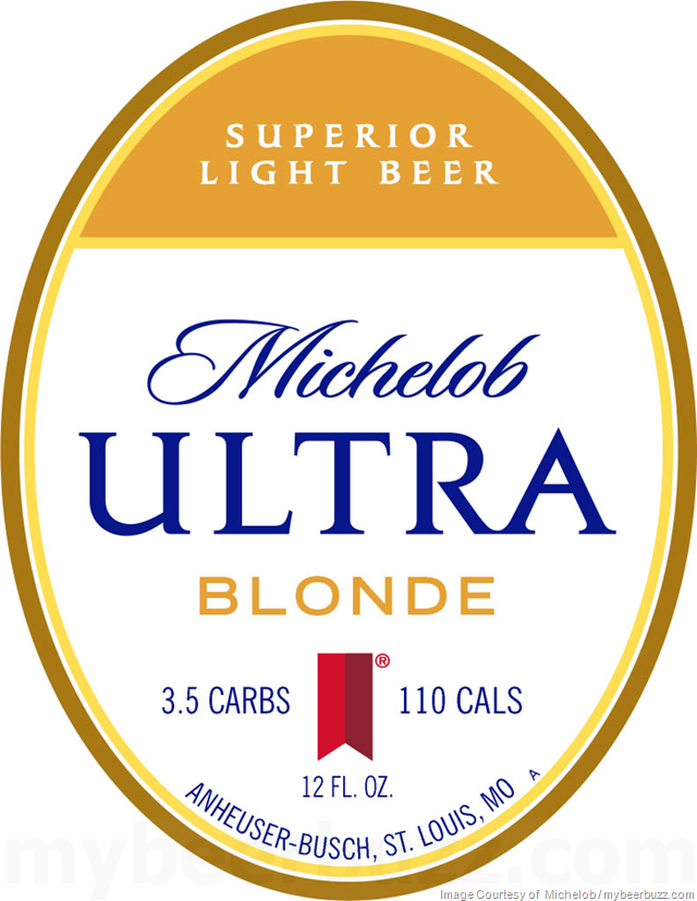 Michelob Ultra Blonde Superior Light Beer & Ultra Pure Gold