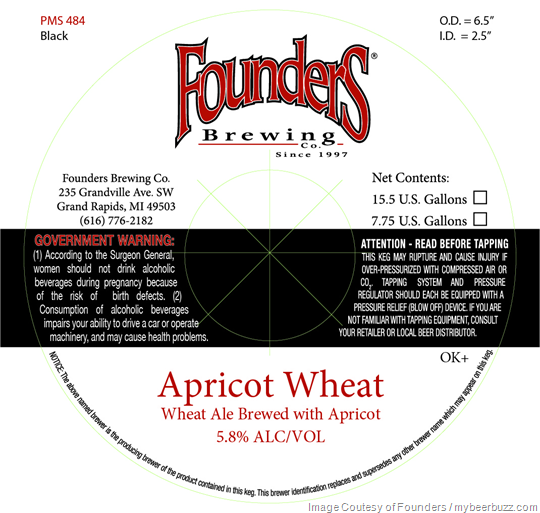 Founders Brewing – Apricot Wheat