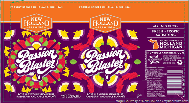New Holland Adding Passion Blaster Rose Ale Cans
