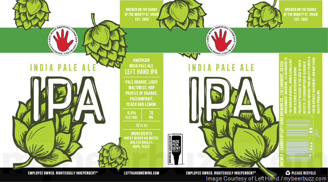 Left Hand Brewing IPA 12oz Cans