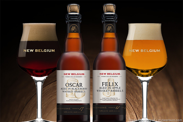 New Belgium Releases Wood Cellar Reserve Felix In Apple Whiskey & Oscar In Blackberry Whiskey Barrels