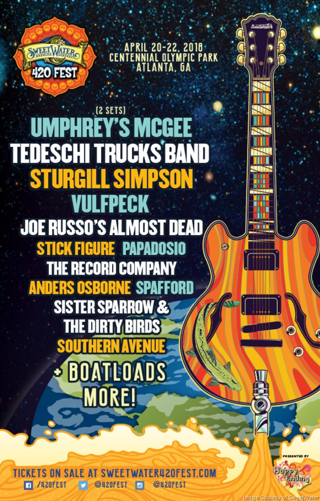 SweetWater Announces 420 Fest 2018 Headliners & Full Schedule