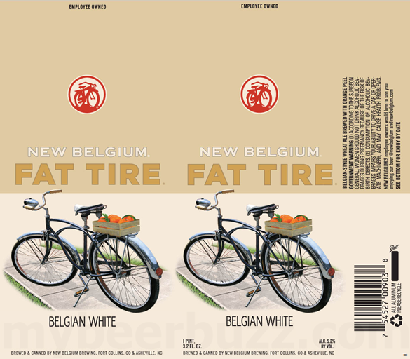 New Belgium Fat Tire Belgian White Coming to 19.2oz Cans