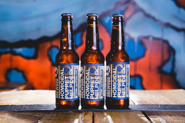 BrewDog Adding Homicidal Puppet Help Desk