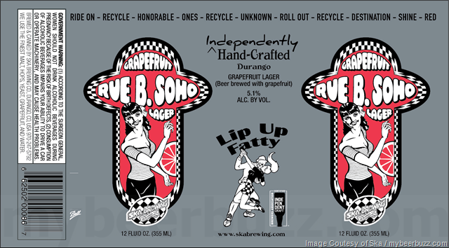 Ska Brewing Adding Grapefruit Rue B. Soho Lager Cans