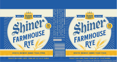Shiner Celebrates 109 Years With Farmhouse Rye Birthday Beer