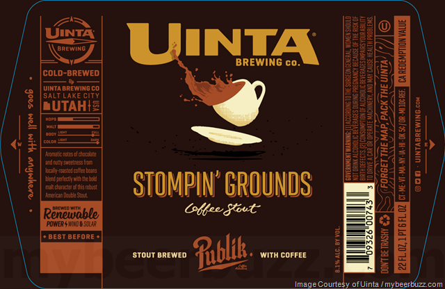 Uinta Brewing Updating Stompin’ Grounds Coffee Stout