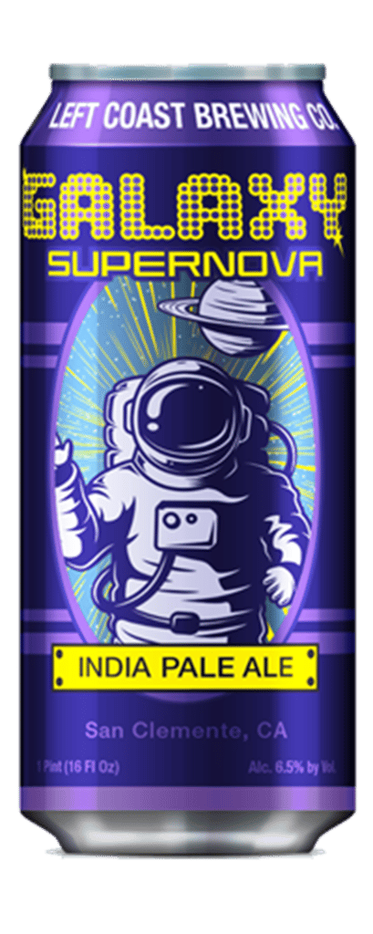 Left Coast Releasing Galaxy Supernova IPA Cans