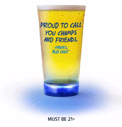 Bud Light Releasing Glass That Lights Up For Touchdowns