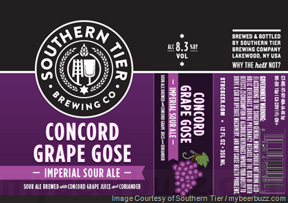 Southern Tier Brewing Adding Concord Grape Gose