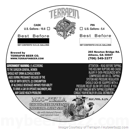Terrapin Adding NEW Moo-Tella Chocolate Hazelnut Imperial Milk Stout