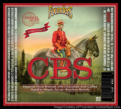 Founders Canadian Breakfast Stout (CBS) Returns As Part Of 2017 Barrel-Aged Series