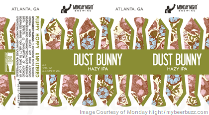 Monday Night Brewing – Dust Bunny Hazy IPA 12oz Cans