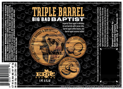 Epic Brewing Adding New Triple Barrel Big Bad Baptist