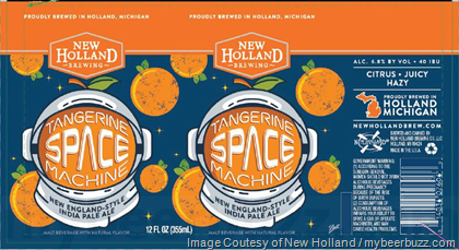 New Holland Adding Tangerine Space Machine NEIPA Cans