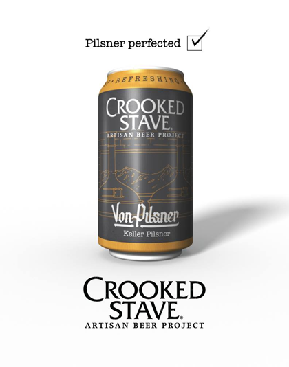 Crooked Stave Releasing Von Pilsner Cans 8/3