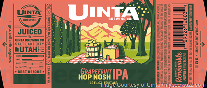 Uinta Adding Grapefruit Hop Nosh IPA Bottles & Cans