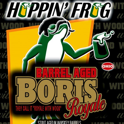 Hoppin’ Frog Barrel-Aged B.O.R.I.S. Royale Oatmeal Imperial Stout Returns 7/22