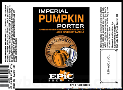 Epic Brewing – Imperial Pumpkin Porter & Barrel-Aged Imperial Pumpkin Porter