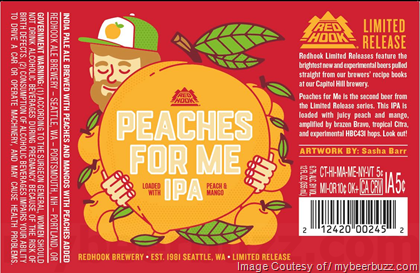Redhook Adding Peaches For Me IPA Bottles