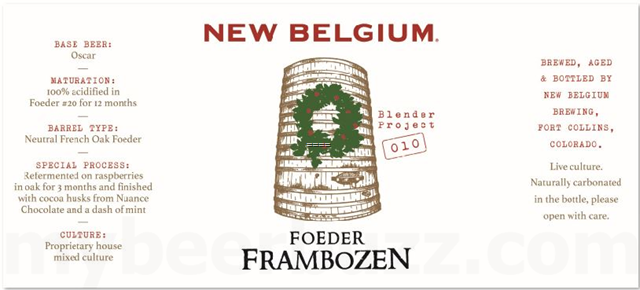 New Belgium Adding Blender Project 010 – Foeder Frambozen