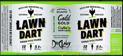 DuClaw Adding New Lawn Dart German-Style Pilsner Cans