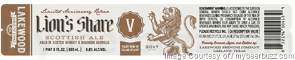 Lakewood Lion’s Share V (2017)