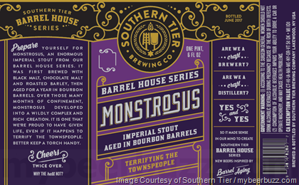 Southern Tier Barrel House Series – Monstrous
