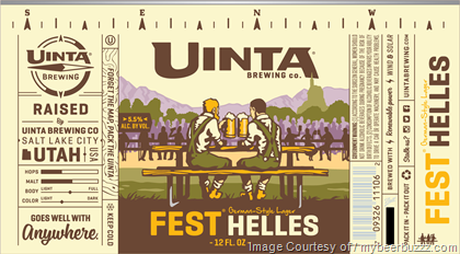 Uinta Fest Helles Returns For 2017 in Cans