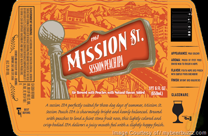 Uinta Adding Mission St. Session Peach IPA