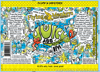 Flying Monkey – Juicy Ass IPA 16oz Cans