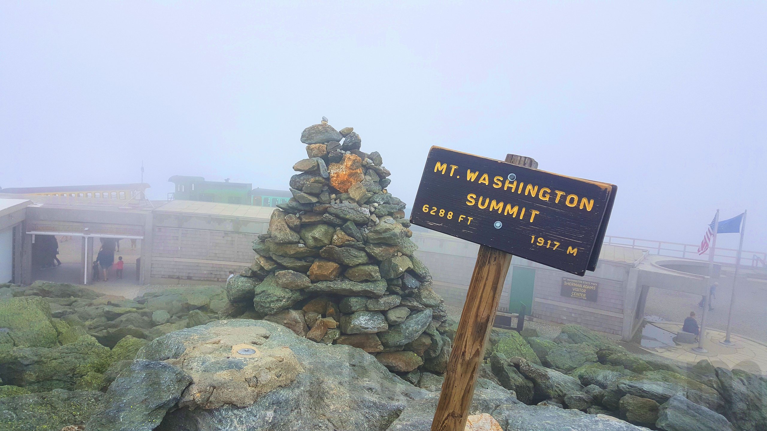 Mount Washington Summit Marker, New Hampshire