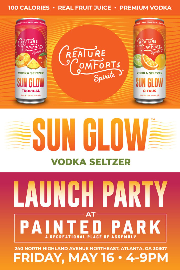 Creature Comforts Announces Sun Glow Vodka Seltzer Launch Details