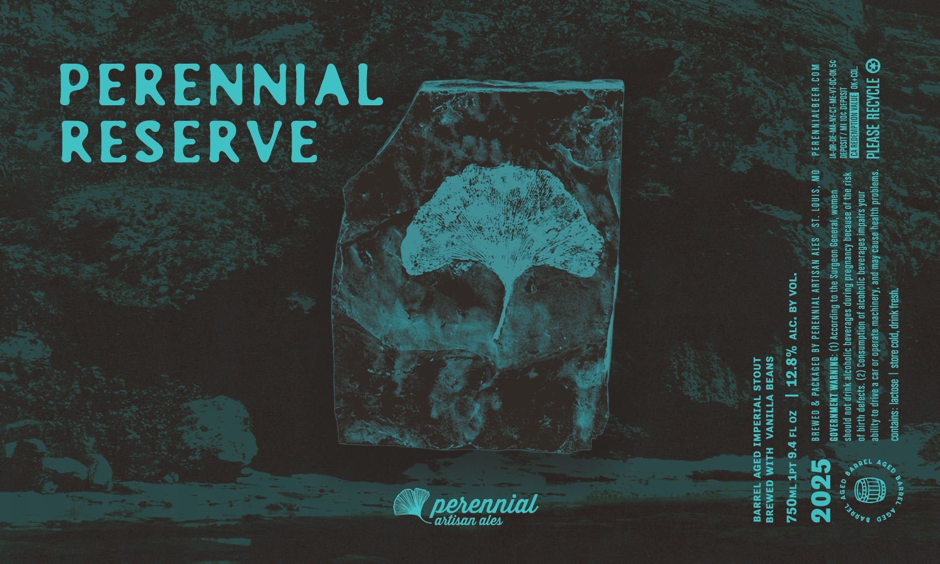 2025 Perennial Artisan Ales Perennial Reserve 750ml Bottles.