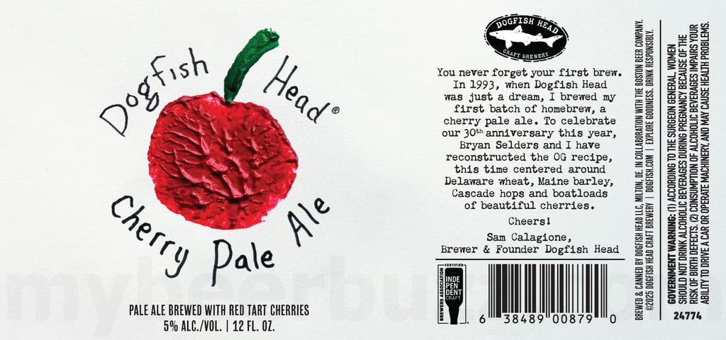 Dogfish Head Adding Cherry Pale Ale & The Qualified Cast Ashore Pilsner