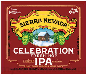 Sierra Nevada Celebration Fresh Hop IPA Returning For 2025