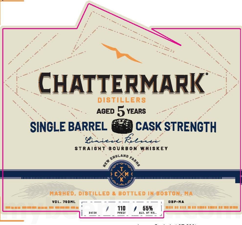 Chattermark Distillers 5-Year Cask Strength Limited Release Straight Bourbon Whiskey