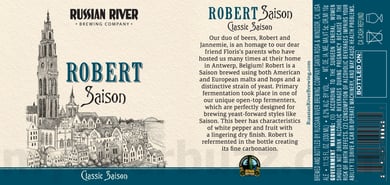 Russian River Adding Robert Saison & Jannemie Saison