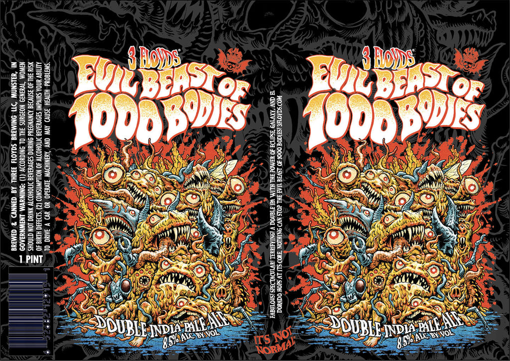 3 Floyds Adding Evil Beast Of 1000 Bodies DIPA